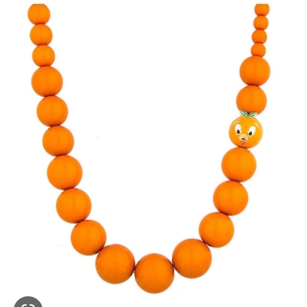 Disney beaded necklace orange bird